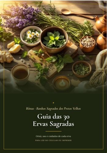 Capa do Guia das 30 Ervas Sagradas